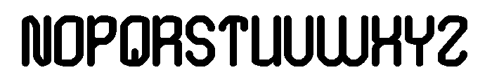 EDGE OF GALAXY Bold Font UPPERCASE