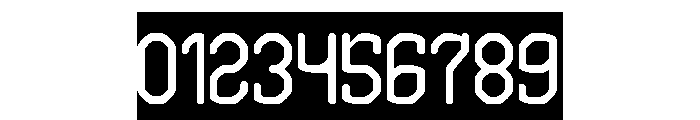 EDGE OF GALAXY-Inverse Font OTHER CHARS