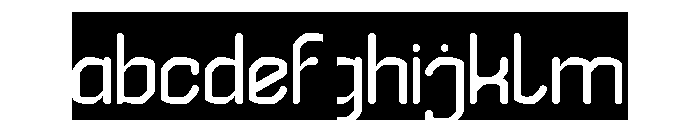 EDGE OF GALAXY-Inverse FONT