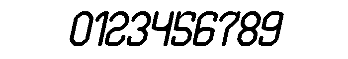 EDGE OF GALAXY Italic Font OTHER CHARS