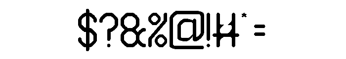 EDGE OF GALAXY-Light Font OTHER CHARS