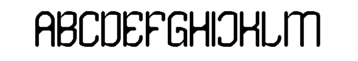 EDGE OF GALAXY-Light Font UPPERCASE