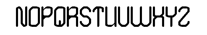 EDGE OF GALAXY-Light Font UPPERCASE
