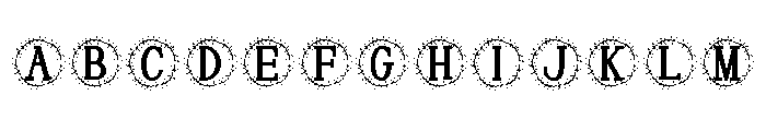 Edelvine Crest Monogram Font UPPERCASE