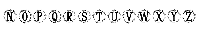 Edelvine Crest Monogram Font UPPERCASE