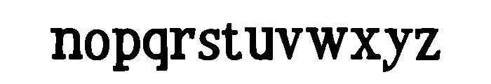 Edenline Font LOWERCASE