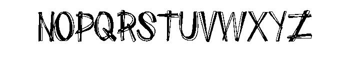Edgy Chessboard By Sque Regular Font UPPERCASE