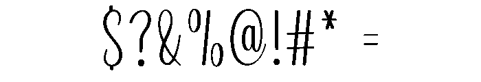 Editable Font Font OTHER CHARS