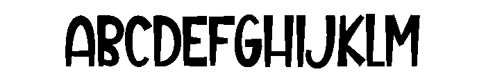 Editable Templates Font UPPERCASE