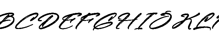 Editonials Italic Font UPPERCASE