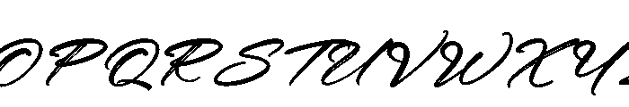 Editonials Italic Font UPPERCASE