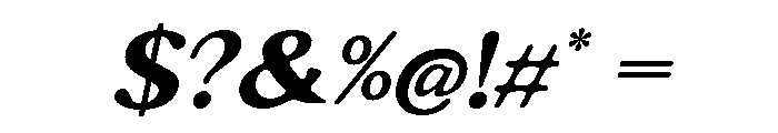 Editorial Collection Serif Italic Font OTHER CHARS