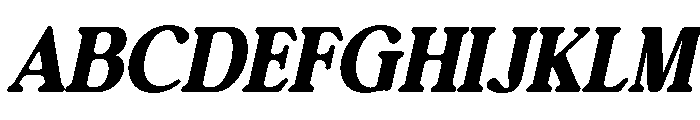 Editorial Collection Serif Italic Font UPPERCASE