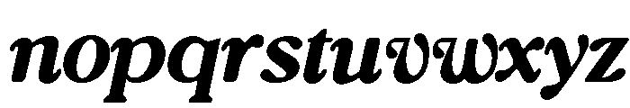 Editorial Collection Serif Italic Font LOWERCASE