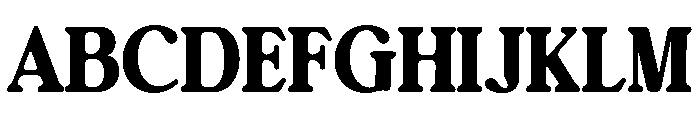 Editorial Collection Serif Font UPPERCASE