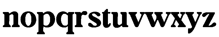Editorial Collection Serif Font LOWERCASE