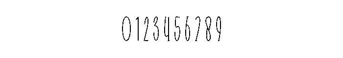Editorial Sketch Font OTHER CHARS