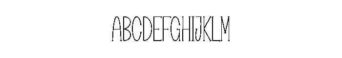 Editorial Sketch Font UPPERCASE