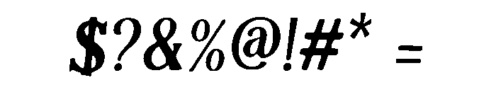 Editorial Style Font OTHER CHARS