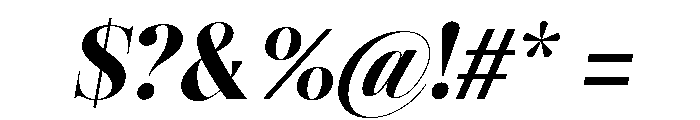 Editorium Serif Variable Blk It Font OTHER CHARS