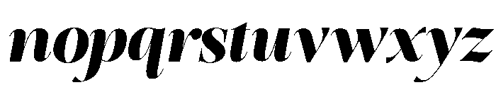 Editorium Serif Variable Blk It Font LOWERCASE