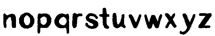 Edran Regular Font LOWERCASE