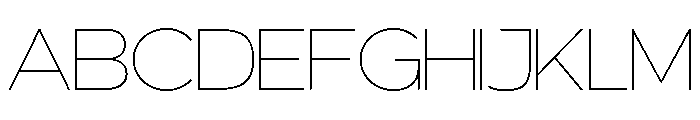 Edwigen Thin Font UPPERCASE