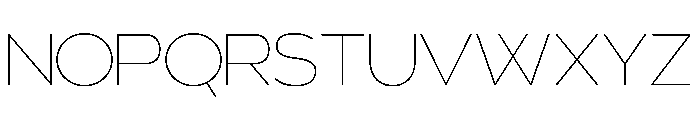 Edwigen Thin Font LOWERCASE