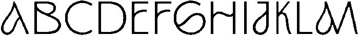 ED Bimoni No 1 otf (400) Font UPPERCASE
