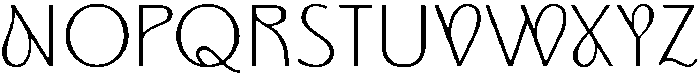 ED Bimoni No 2 otf (400) Font UPPERCASE