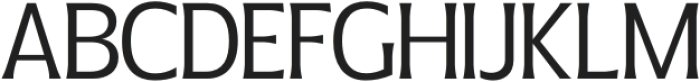 ED Colusa Light otf (300) Font UPPERCASE
