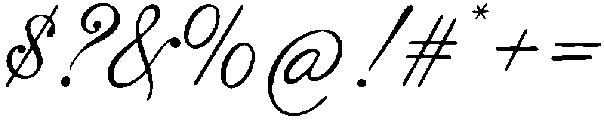 ED Costa Montesa Script otf (400) Font OTHER CHARS