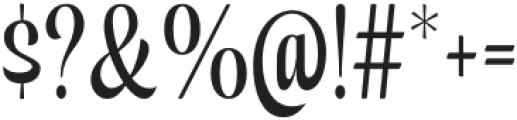 ED Fenelton Regular otf (400) Font OTHER CHARS