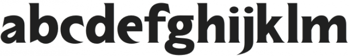 ED Fettle Serif Bold otf (700) Font LOWERCASE