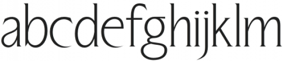 ED Fettle Serif ExtraLight otf (200) Font LOWERCASE