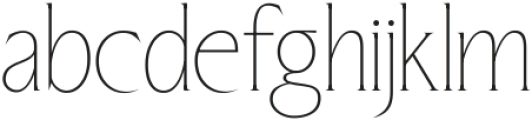 ED Fettle Serif Regular ttf (400) Font LOWERCASE