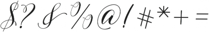 Edelweis Script Regular otf (400) Font OTHER CHARS