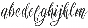 Edelweiss Soft Script otf (400) Font LOWERCASE