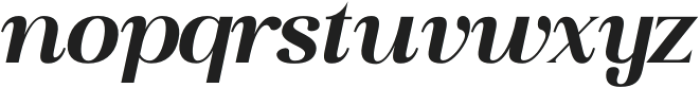 Edensor Extra Bold Italic otf (700) Font LOWERCASE