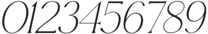 Edensor Extra Light Italic otf (200) Font OTHER CHARS