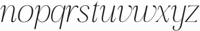 Edensor Extra Light Italic otf (200) Font LOWERCASE