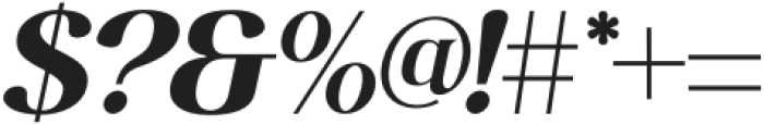 Edensor Heavy Italic otf (800) Font OTHER CHARS