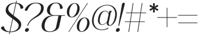 Edensor Italic otf (400) Font OTHER CHARS