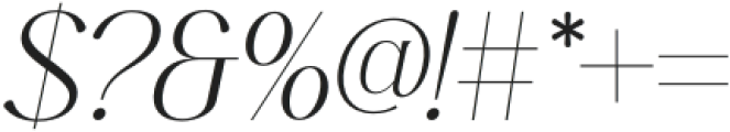 Edensor Light Italic otf (300) Font OTHER CHARS