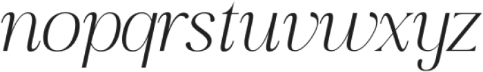 Edensor Light Italic otf (300) Font LOWERCASE