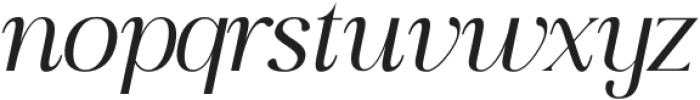 Edensor Medium Italic otf (500) Font LOWERCASE