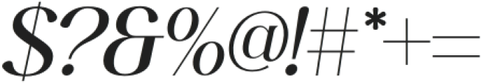 Edensor Semi Bold Italic otf (600) Font OTHER CHARS