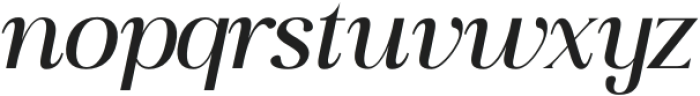 Edensor Semi Bold Italic otf (600) Font LOWERCASE