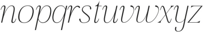 Edensor Thin Italic otf (100) Font LOWERCASE