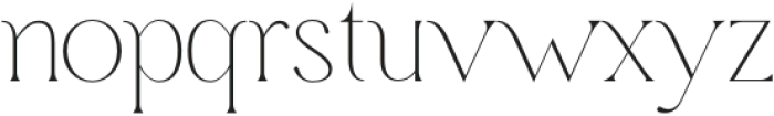 Edensor Thin otf (100) Font LOWERCASE